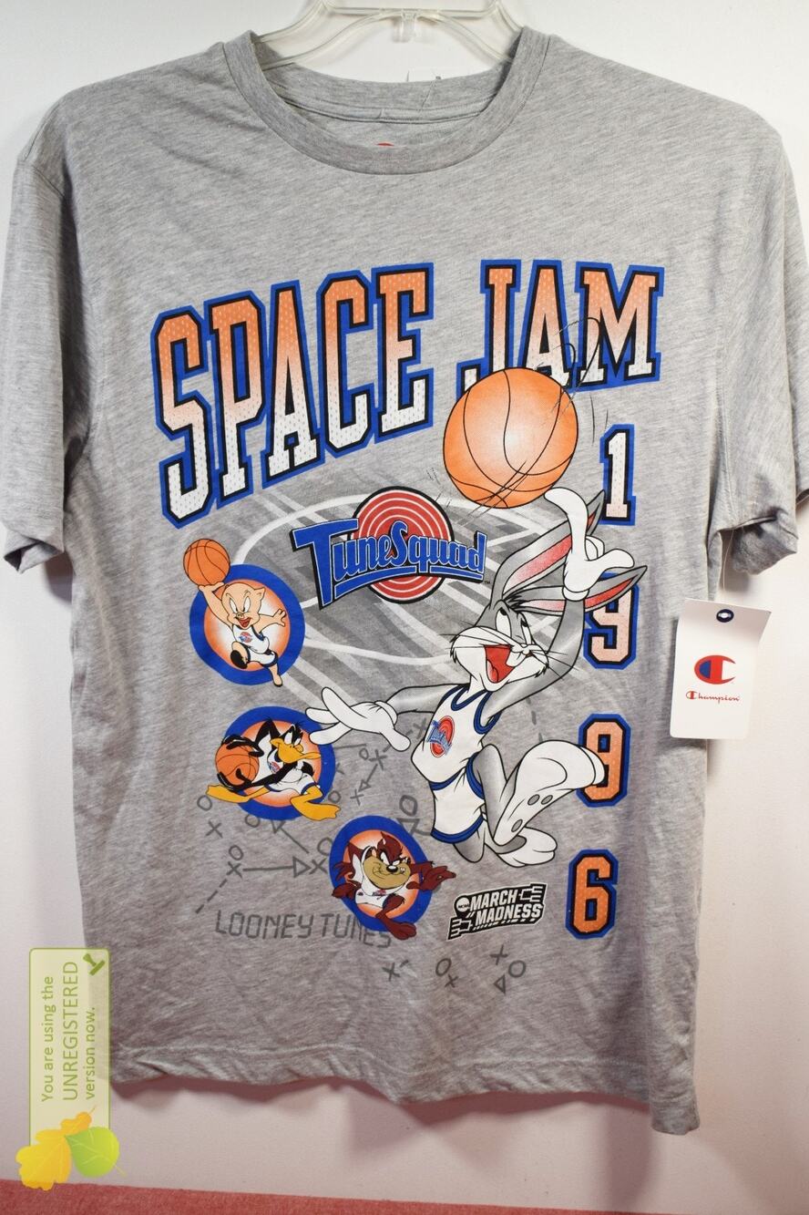 Champion Space Jam x NCAA March Madness Adult T-Shirt Small